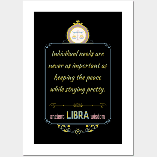 Funny quotes of the star signs: Libra Posters and Art